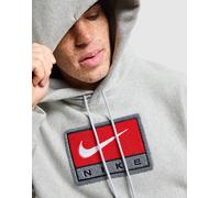Nike Chenille Logo Solo Swoosh Hoodie - Herren, Grau - XS