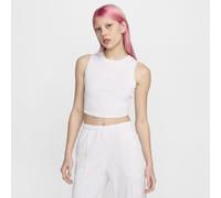 Nike Sportswear Chill Knit enges, kurz geschnittenes Mini-Rib-Tanktop für Damen - Braun XL (EU 48-50) FB8279-051