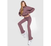 Nike Chill Ribbed Flare Leggings - Damen, Braun - L