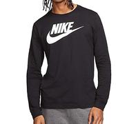 NIKE CI6291-010 M NSW LS Tee ICON Futura Sweatshirt Men's Schwarz-Weiss 4XL