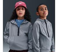 Nike City Utility EasyOn Fleece-Hoodie mit Halbreißverschluss (ältere Kinder) - Grau M FZ5021-084