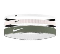 Nike - "Classic" Stirnband(3er-Pack) (Hellrosa/Weiß/Grün) Einheitsgröße