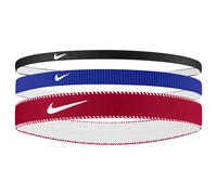 Nike - "Classic" Stirnband(3er-Pack) (Rot/Blau/Schwarz) Einheitsgröße