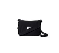 Nike Classics Heritage Unisex Erwachsene Umhängetasche 1L für Damen und Herren, Schwarz/Schwarz/Weiß, Taglia unica
