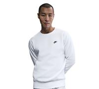 NIKE Club Crew Fleece-Sweatshirt Herren 100 - white/black XL