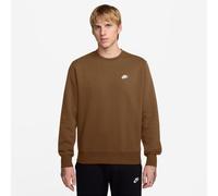 NIKE Club Crew Fleece-Sweatshirt Herren 270 - ale brown/white XL
