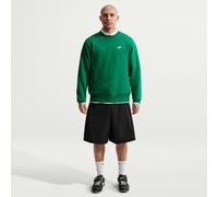 Sweatshirt NIKE SPORTSWEAR "M NK CLUB BB CREW", Gr. L, malachite, Jersey, Obermaterial: 80% Baumwolle, 20% Polyester, normal, Rundhals, Sweatshirts Sweatshirt, sportlicher Schnitt, aus Baumwolle und P