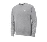 Nike Herren M NSW CLUB CRW BB 804340 Long Sleeved T-shirt, grau (dk grey heather), XXL