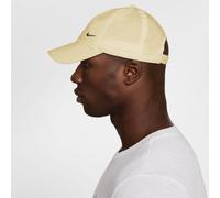 NIKE Club Dri-FIT Unstructured Metal Swoosh Cap 115 - coconut milk/metallic black M/L