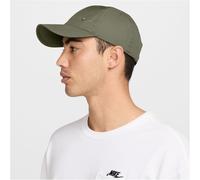 NIKE Club Dri-FIT Unstructured Metal Swoosh Cap 222 - medium olive/metallic silver S/M