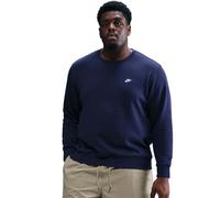 Nike Club Fleece Crew - obsidian/white (L)