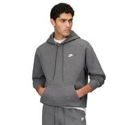 Nike Club Fleece-Hoodie Für Herren, Charcoal Heathr/Iron Grey/White, FN3859-071, L