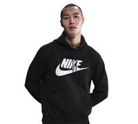 NIKE Club Fleece Hoodie Herren 010 - black/black/white XS