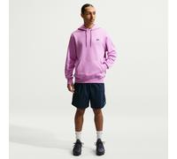 Kapuzensweatshirt NIKE SPORTSWEAR "M NK CLUB BB PO HOODIE", Herren, Gr. XL, lt magenta, Jersey, Obermaterial: 80% Baumwolle, 20% Polyester, normal, Rundhals, Sweatshirts, mit Kängurutasche, mit angese