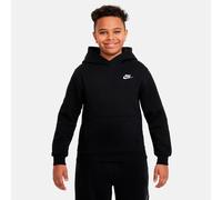 NIKE Sportswear Club Fleece Hoodie Kinder 010 - black/white XS (122-128 cm)