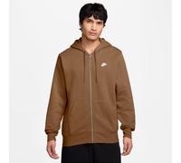 NIKE SWEATSHIRT MIT REIßVERSCHLUSS Z KAPTUREM M NK CLUB BB F Braun Herren