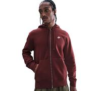 NIKE Herren Shirt M NK CLUB BB FZ HOODIE (FN3861) XXL DARK TEAM RED/DARK TEAM RED/WHITE