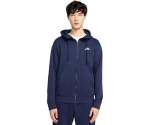 Nike Club Fleece Kapuzenjacke Herren M Blau
