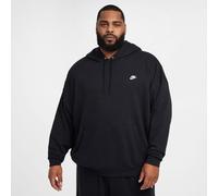 NIKE Club Fleece Oversize French Terry Pullover Hoodie Herren 010 - black/black/white XL