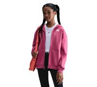 Nike Girls' Club Fleece Full Zip Hoodie Kinder, Rot - 13-15Y
