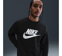 Nike Club Fleece-Rundhalsshirt mit Grafik (Herren) - Schwarz M FN3890-010