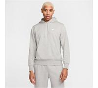 NIKE Club French Terry Hoodie Herren 063 - dk grey heather/lt smoke grey/white XS