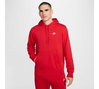 NIKE Club French Terry Hoodie Herren 657 - university red/university red/white XS
