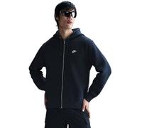 NIKE Club Fleece-Kapuzenjacke Herren 451 - obsidian/obsidian/white S