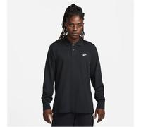 NIKE POLO M NK CLUB KNIT LS POLO US:S Schwarz