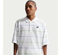 Nike Club Oversize-Poloshirt mit Streifen (Herren) - Weiß L IF0736-100