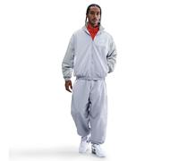 NIKE Club Oversize Woven Trainingsjacke Herren 057 - ghost/lt smoke grey/white/white XXL