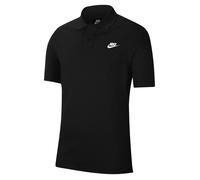 Nike Herren Club Ss Pique Polohemd, Black/White, XXL