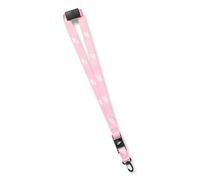 NIKE Club Standard-Schlüsselband, Rosa/Weiß, rosa/weiß, Einheitsgröße