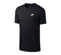 Nike Club T-Shirt Schwarz Weiss F013 XS schwarz