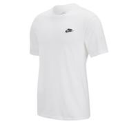 Nike Sportswear Club T-Shirt Herren-Weiß,Schwarz weiß | Größe: XXL (nur noch 3 Artikel auf Lager)