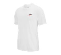 NIKE Sportswear Freizeit T-Shirt Herren 100 - white/black/university red L