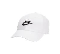 NIKE Club Cap Unstructered Futura Wash Weiß Unisex M/L Weiß M/L