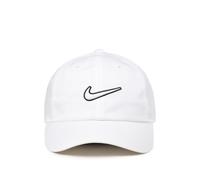 Nike Club Unstrukturierte Swoosh-Cap, White/White, FB5369-100, M/L
