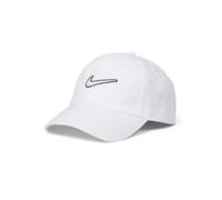 Nike Club Unstrukturierte Swoosh-Cap, White/White, FB5369-100, S/M