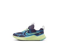 Nike COSMIC RUNNER PS Unisex-Kinder Schuhe, DK RAISIN/LT LIQUID LIME-UNIV BLUE-WHITE, 34 EU