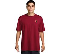 Nike Court 90er T-Shirt S Dunkelrot