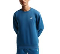 NIKE Club Crew Fleece-Sweatshirt Herren 476 - court blue/lt khaki XL