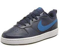Nike Court Borough Low 2 Basketballschuh, Midnight Navy Imperial Blue Black, 28 EU