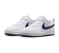 NIKE Court Borough Low Brand Sneaker jüngere Kinder 100 - white/midnight navy 33.5