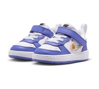 NIKE Court Borough Low FL Baby-Sneaker 100 - white/white-sapphire-black 25