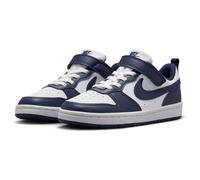 NIKE Court Borough Low Next Nature Sneaker Kinder 100 - white/midnight navy-white 32