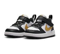 NIKE Court Borough Low Recraft Baby-Sneaker 008 - black/metallic gold-black-white 27