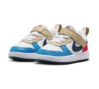 NIKE Kinder Freizeitschuhe COURT BOROUGH LOW RECRAFT (TD) (DV5458) 22 WHITE/THUNDER BLUE-LT CRIMSON 124