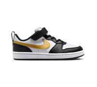 NIKE Court Borough Low Recraft Sneaker Kinder 008 - black/metallic gold-black-white 31