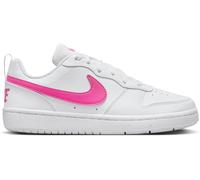 NIKE COURT BOROUGH LOW RECRAFT (GS) WHITE/LASER FUCHSIA 7Y WHITE/LASER FUCHSIA